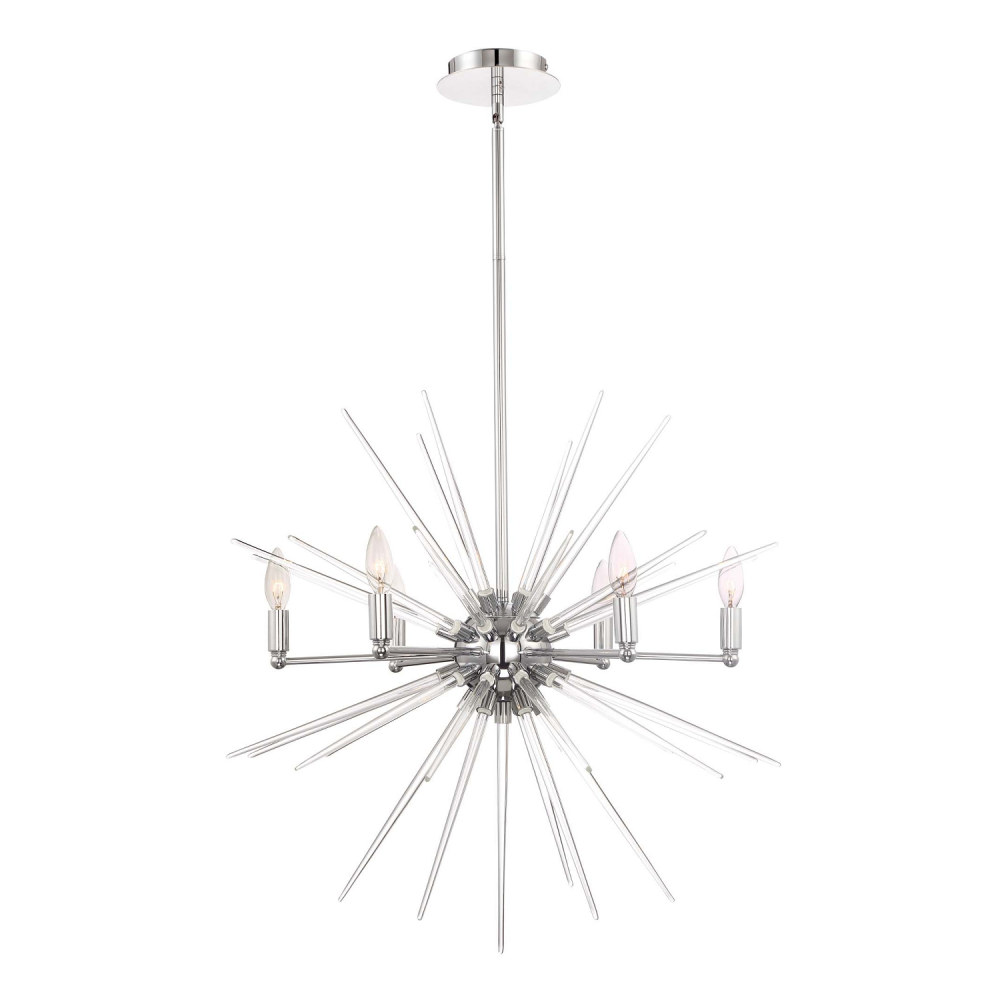 6-Light 70" Sputnik Chandelier