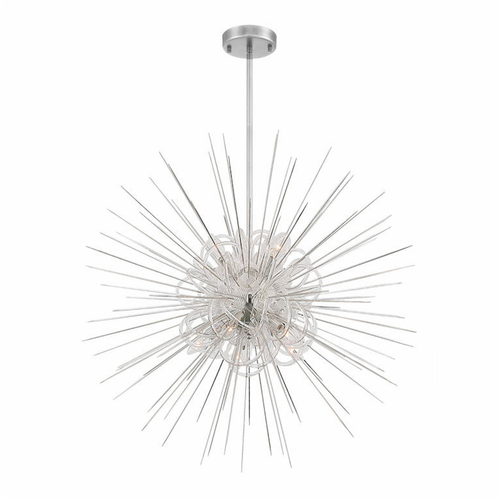 10-Light 36" Decorative Sputnik Chandelier