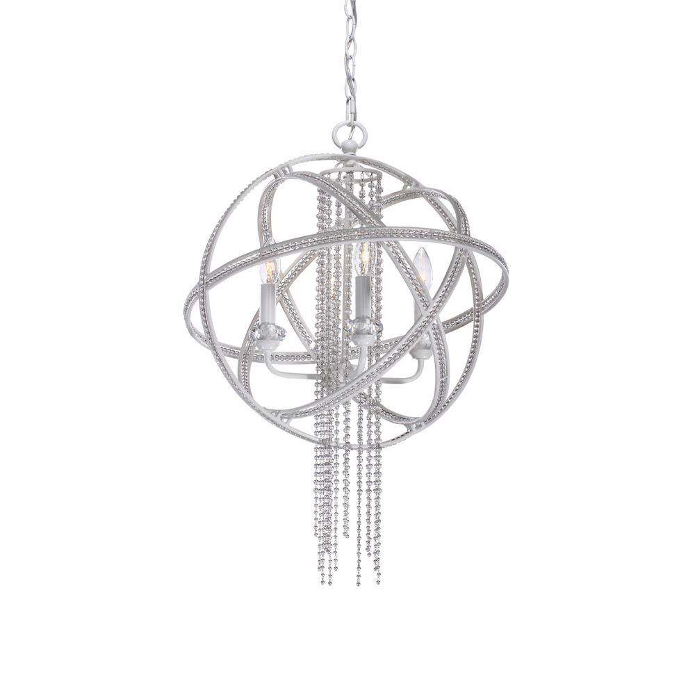 1-Light 9" Orbital Crystal Chandelier