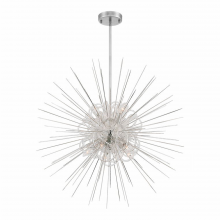 ZEEV Lighting CD10265-10-PN - 10-Light 36" Decorative Sputnik Chandelier