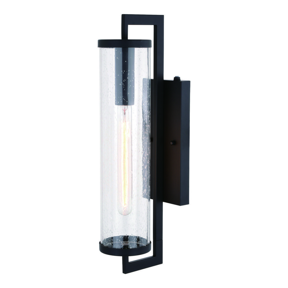 Morgan Park 20-in. H Outdoor Wall Light Matte Black