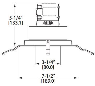 JBK6 LED RECESSED DOWNLIGHT, 6 Pack