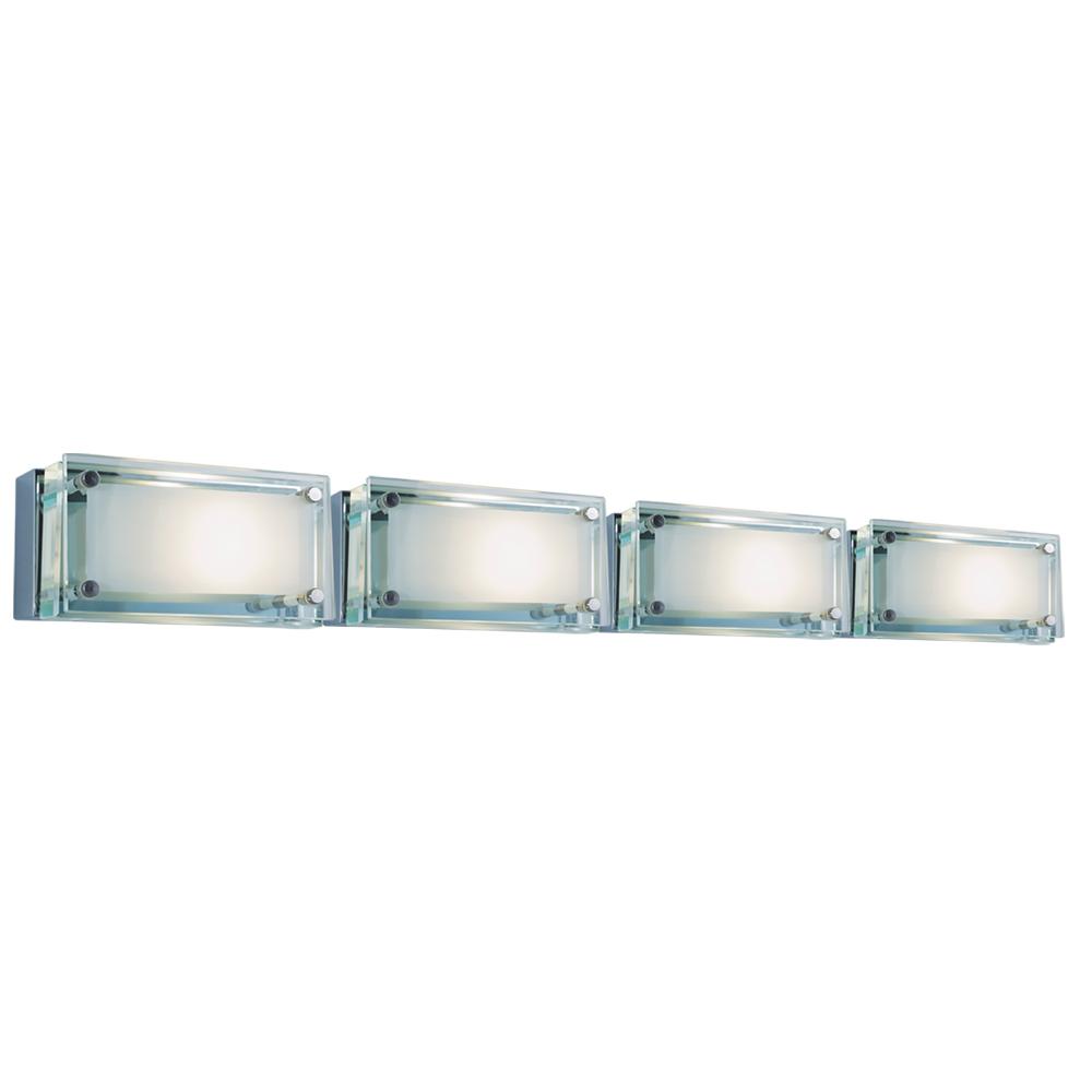 Four-Light Mini Rectangular Glass Bar