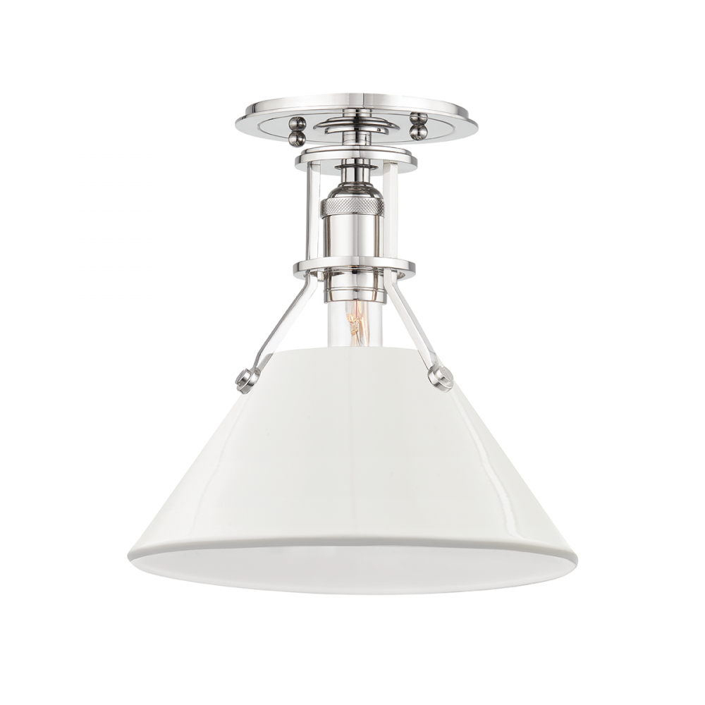 1 LIGHT SEMI FLUSH