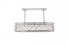 Elegant 1215G50PN/RC - Madison 7 Light Polished Nickel Chandelier Clear Royal Cut Crystal