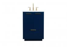 Elegant VF19424BL - 24 Inch Single Bathroom Vanity in Blue