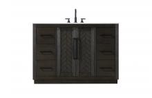 Elegant VF29048CO - 48 inch Single Bathroom Vanity in Chocolate Oak