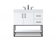 Elegant VF29236WH - 36 inch Single Bathroom Vanity in White