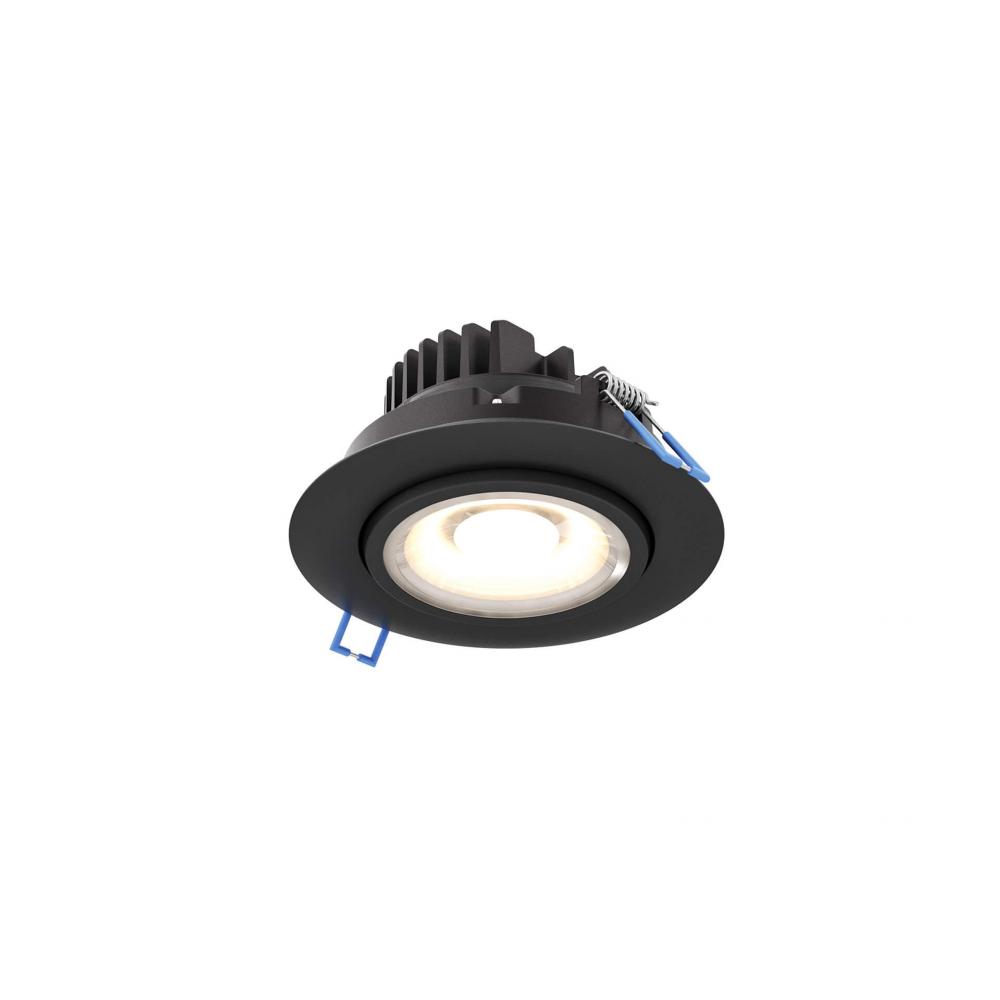 Multi CCT Round gimbal recessed light - universal 120V-347V, 0-10V dimming