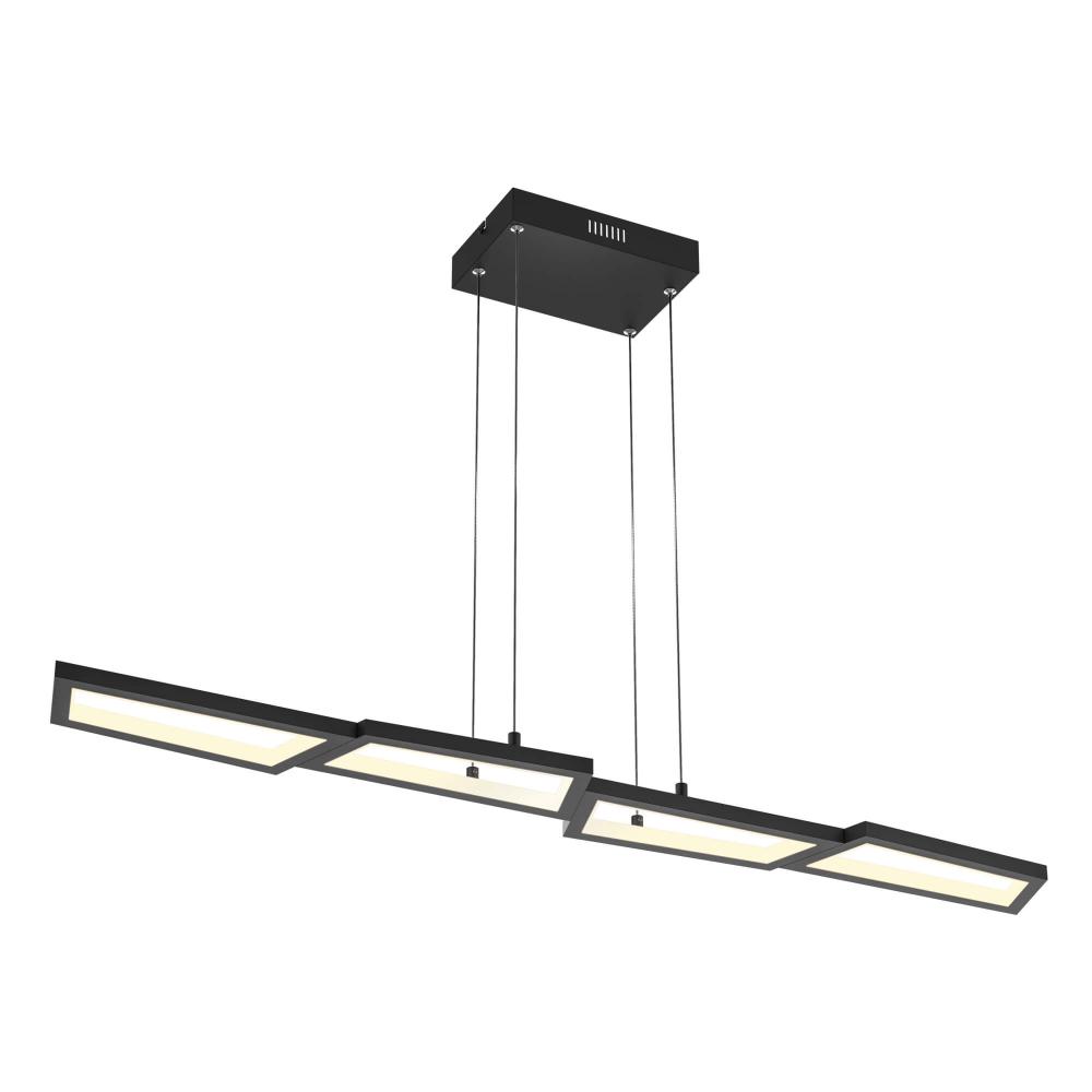 44 Inch Geometric Linear LED Pendant Light