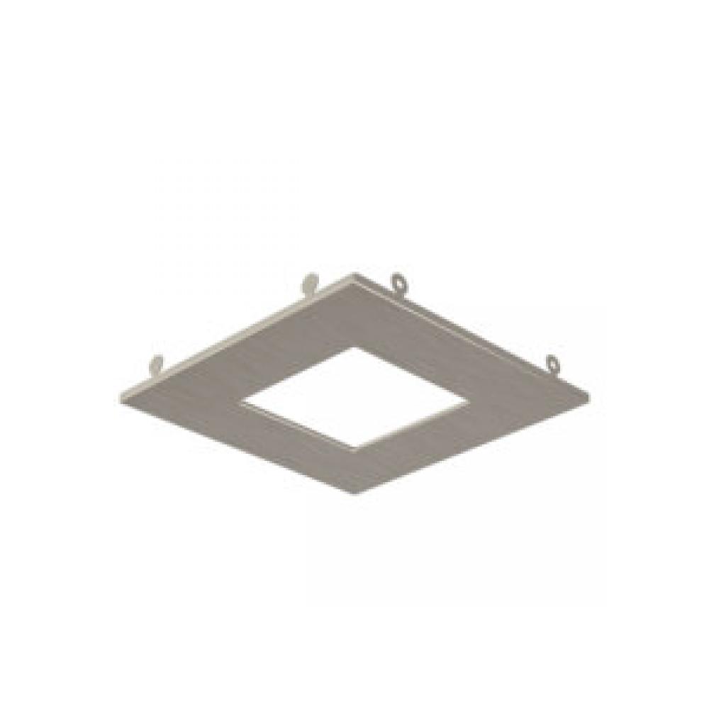 4in Trim Square, Satin Nickel