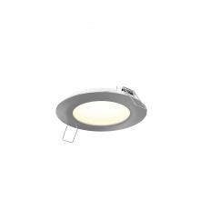 Dals 5004-CC-V-SN - Multi CCT Slim Round Recessed Panel Light - universal 120V-347V, 0-10V dimming