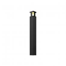 Dals LEDPATH003D-BK - 4 Inch X-Shaped Luminaire LED Bollard Path Light