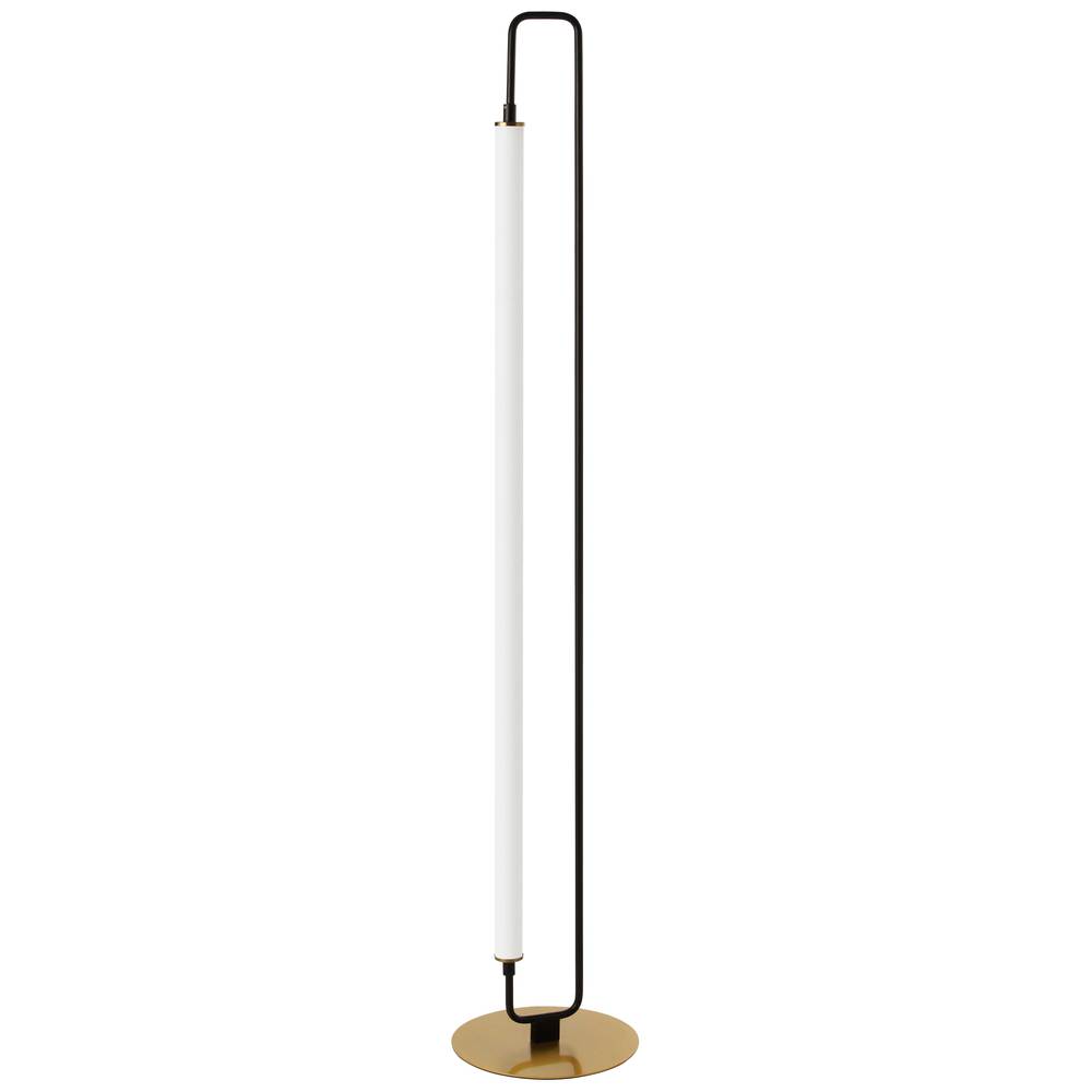 32W Floor Lamp, MB & AGB w/ WH Acrylic