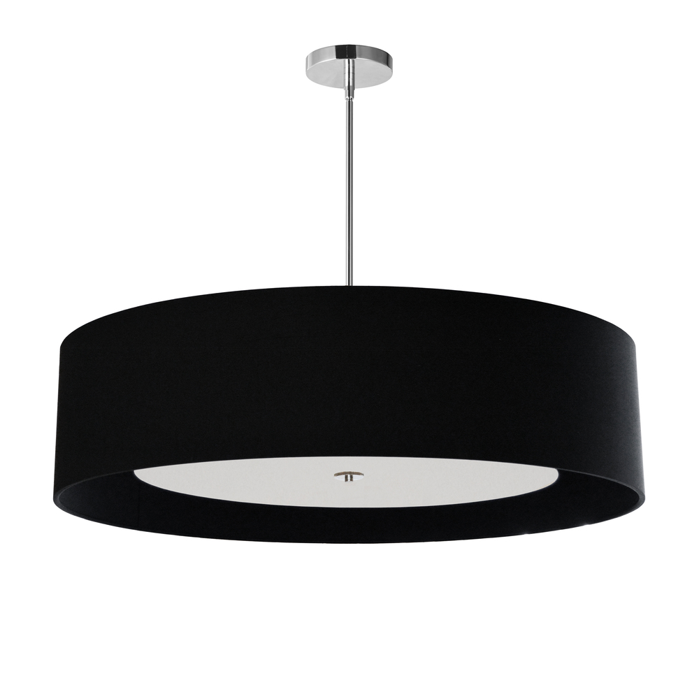 4LT Helena Pendant PC, BK w/WH Diffuser