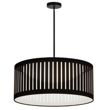 Dainolite SDLED-20P-MB-BK - 22W Slit Drum Pendant, MB with BK Shade