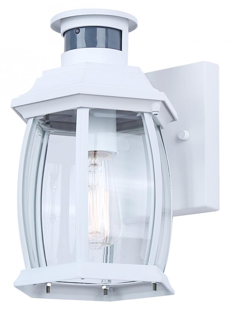 Buckly White Outdoor Wall Lantern