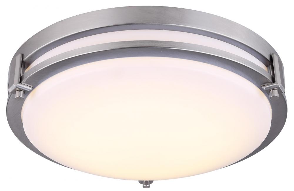 Gilda LED Integrated Flush Mount Light, Brushed Nickel Finish