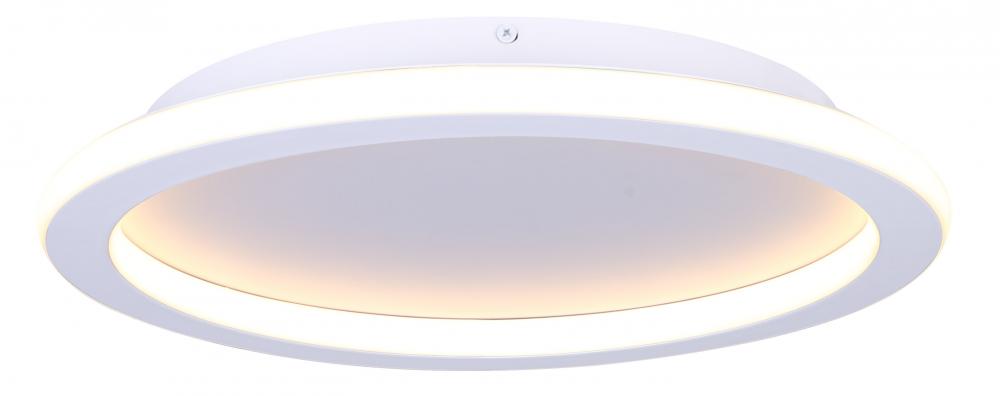 GAVYN 16 in. 1 Light Integrated LED White Modern Flush Mount