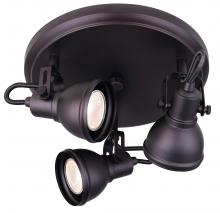 Canarm ICW622A03ORB10 - Polo 3 Light Track Lighting, Bronze Finish