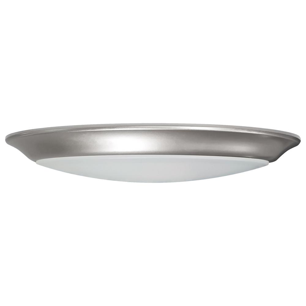 10 inch; LED Disk Light; 5-CCT Selectable 27K/3K/35K/4K/5K; Brushed Nickel Finish