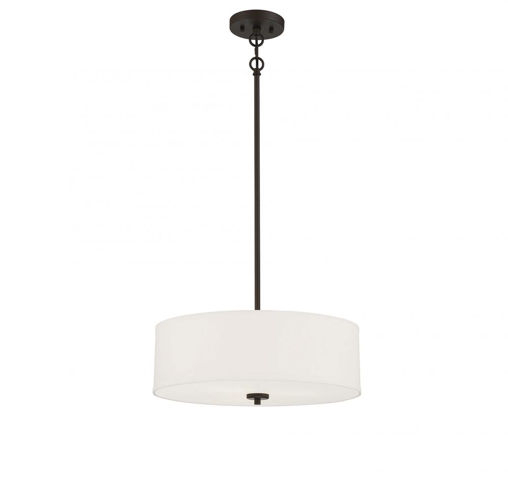 3-Light Pendant in Oil Rubbed Bronze