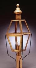 Northeast Lantern 1043-DAB-CIM-CSG - Post Dark Antique Brass Medium Base Socket With Chimney Clear Seedy Glass