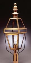 Northeast Lantern 1253-DAB-LT3-CLR - Post Dark Antique Brass 3 Candelabra Sockets Clear Glass