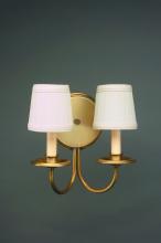 Northeast Lantern 142-AB-LT2-SHD - Wall Sconce Antique Brass 2 Candelabra Socket Eggshell Shade