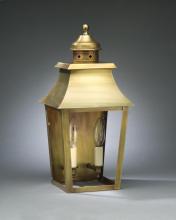 Northeast Lantern 5531-VG-LT2-SMG - Pagoda Wall Verdi Gris 2 Candelabra Sockets Seedy Marine Glass