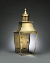 Northeast Lantern 5551-AC-CIM-CSG - Pagoda Wall Antique Copper Medium Base Socket With Chimney Clear Seedy Glass