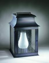 Northeast Lantern 5651-VG-LT2-SMG - Pagoda Wall Verdi Gris 2 Candelabra SocketsSeedy Marine Glass