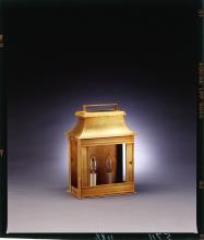 Northeast Lantern 5711-DB-LT2-CLR - Pagoda Wall Dark Brass 2 Candelabra Sockets Clear Glass