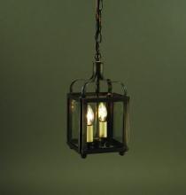 Northeast Lantern 6702-DB-LT2-CSG - Crown Small Hanging Dark Brass 2 Candelabra Socket