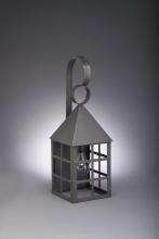 Northeast Lantern 7131-VG-LT2-CSG - Pyramid Top H-Bars Wall Verdi Gris 2 Candelabra Sockets Clear Seedy Glass