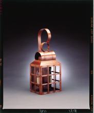 Northeast Lantern 8131-DB-CIM-CLR - Culvert Top H-Bars Wall Dark Brass Medium Base Socket With Chimney Clear Glass