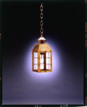 Northeast Lantern 8312-DAB-MED-SMG - H-Rod Hanging Dark Antique Brass Medium Base Socket Seedy Marine Glass