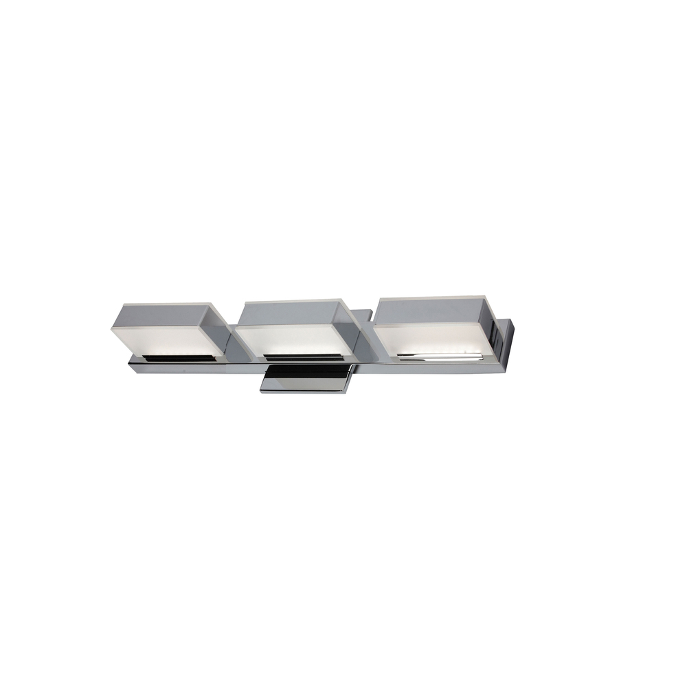 15W LED Wall Vanity, Polished Chrome Finish