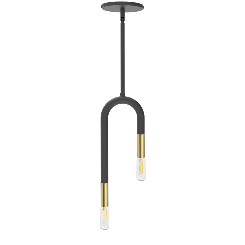 2LT Incandescent Pendant, MB & AGB