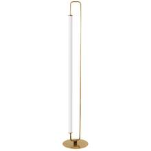 Dainolite FYA-5932LEDF-AGB - 1 Light LED Freya Floor Lamp Aged Brass w/ White Acrylic