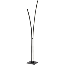 Dainolite VIN-6536LEDF-MB - 30W Floor Lamp, Matte Black w/ White Acrylic Diffuser